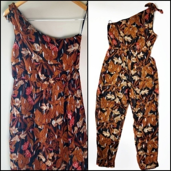 NEW! MAEVE Anthropologie Kyoto Floral Jumpsuit 4. - Picture 2 of 7